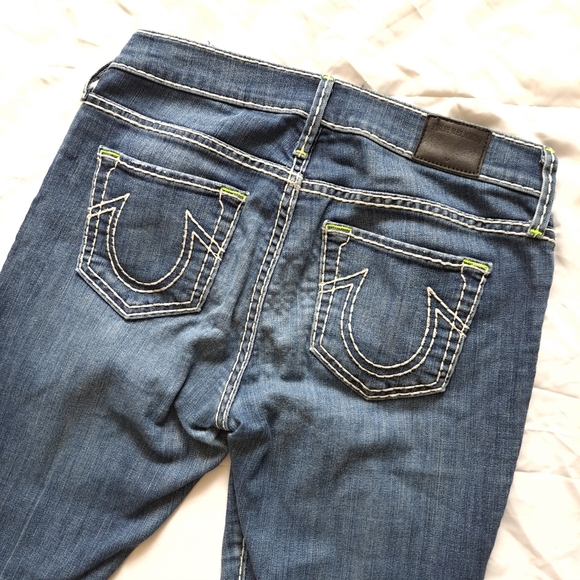 True religion | Blue faded ripped women's CASEY , low rise super skinny Jean - Picture 11 of 14